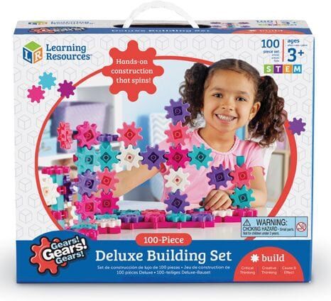 Learning Resources Gears Gears Gears Deluxe Building Set for Kids - STEM Toy - Ages 3-6