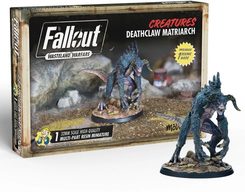 Modiphius Entertainment Fallout Wasteland Warfare - Créatures : Deathclaw Matriarch VO