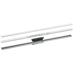 hansgrohe AXOR Drain Fertigset Durschrinne, 1200mm, zur Wandmontage, 42529700, Farbe: Weiß Matt