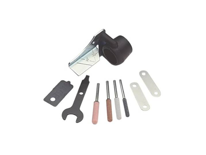 Dremel 1453 Kettingzaag Slijpset - Accessoireset met Slijpgeleider en 4 Slijpstenen voor Slijpen van Kettingzagen