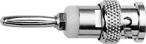 Telegärtner 100023665 Messadapter BNC-Stecker - Lamellenstecker 4mm Silber