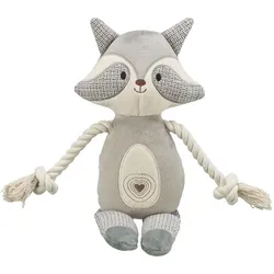 2x Trixie Hunde-Spielzeug Waschbär, Plüsch/Stoff, 33 cm (Plüschspielzeug Hund), Hundespielzeug