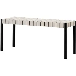 &Tradition Betty TK4 Bank, eiche schwarz / gewebe natur