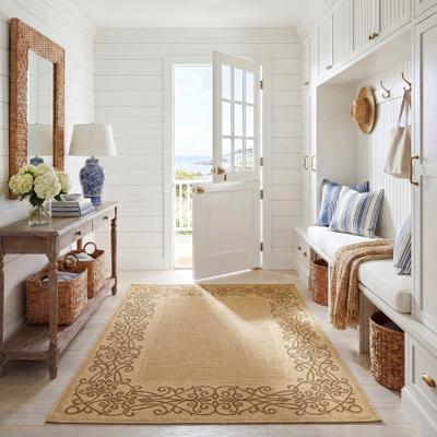 SAFAVIEH Courtyard Marylou Waterproof Patio Backyard Rug