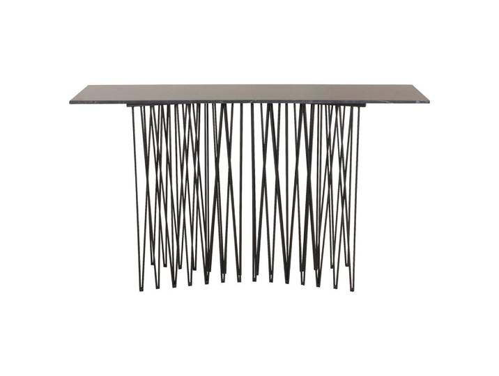 Livetastic Beistelltisch, Schwarz, Metall, Glas, rechteckig, rund, 37x74x130 cm, einfacher Aufbau, Wohnzimmer, Wohnzimmertische, Beistelltische, Beistelltische Metall