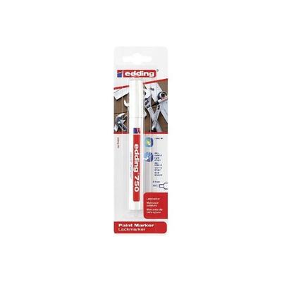 Edding 750 Paint Marker 4-750-1-3049 Lackmarker Weiß 2 mm, 4mm