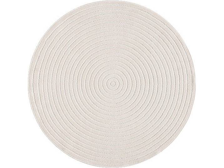 Outdoorteppich Tenerife Plus, Creme, Struktur, rund, ISO 9001, Bsci, Oeko-Tex® Standard 100, für Fußbodenheizung geeignet, in verschiedenen Größen erhältlich, pflegeleicht, leicht zusammenrollbar, Teppiche und Böden, Teppiche, Runde Teppiche