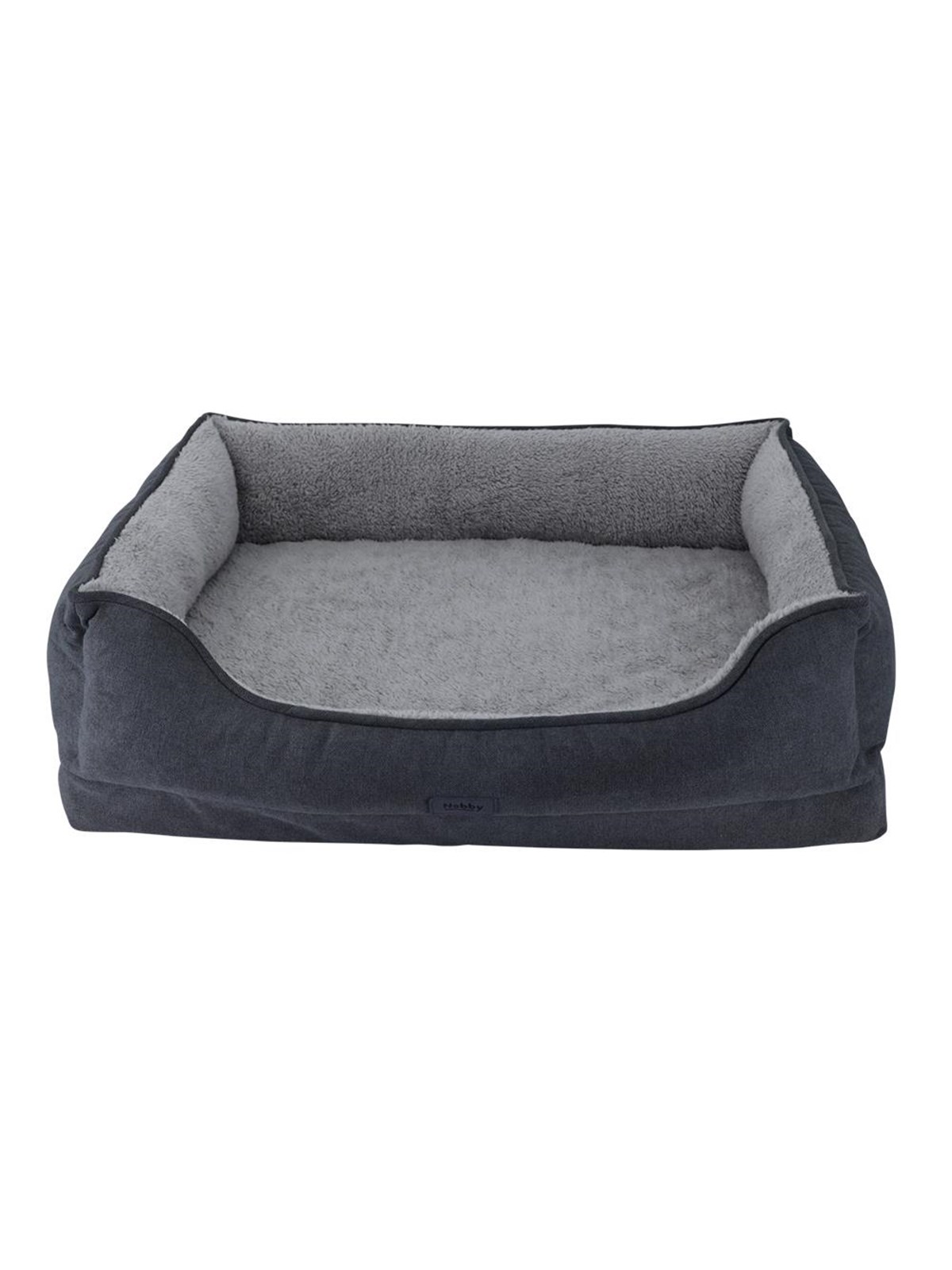 Nobby Comfort bed square VARA 90 x 70 x 24 cm Grå