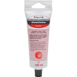 Fermit Ofenschwärze Tube 100 ml Gusseisen Gußeisen Ofen Kamin Grill Herde Ofenpaste