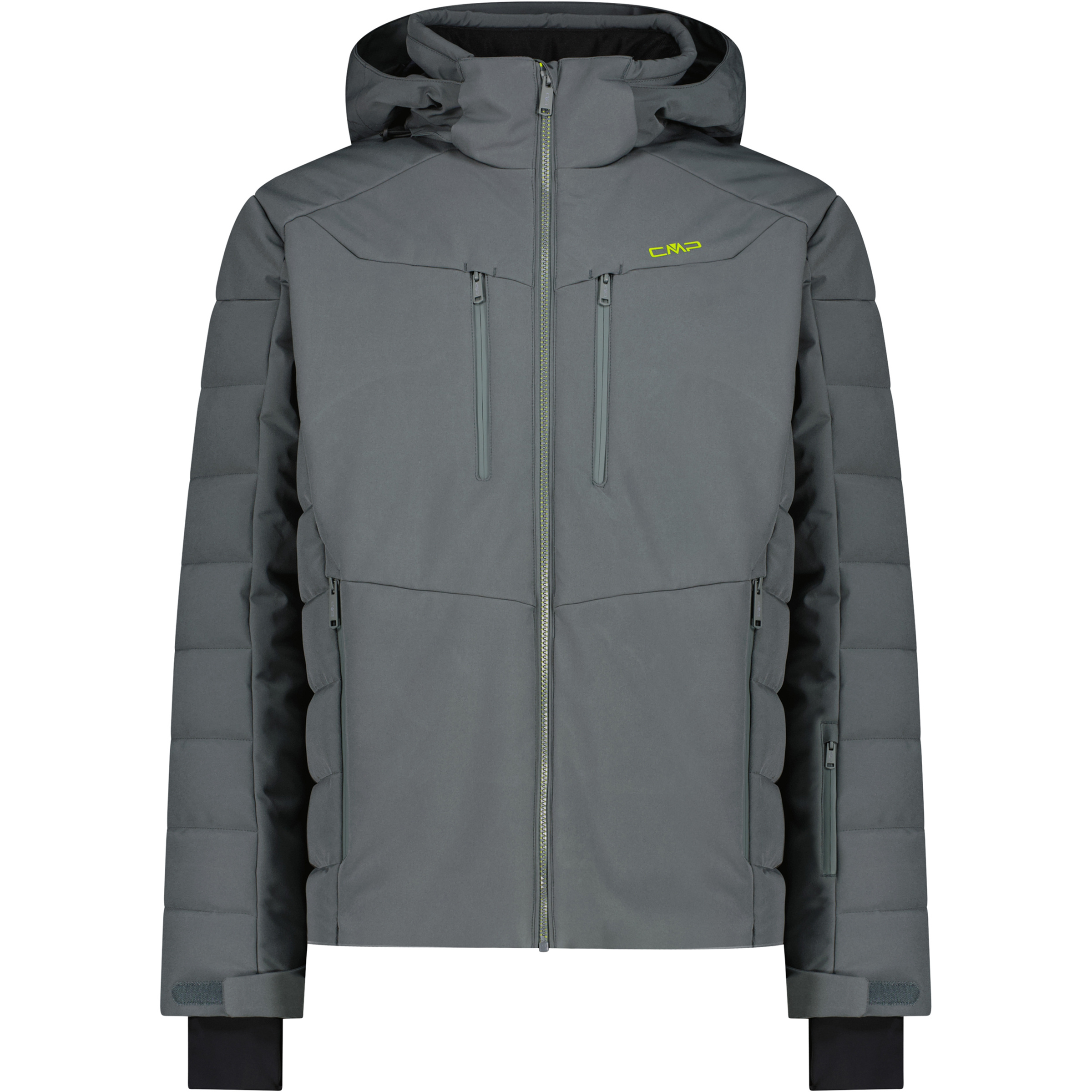 CMP Zip Herren Kunstfaserjacke grau Größe XL Skifahren