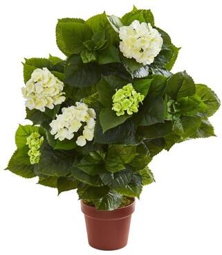 Nearly Natural "29"" Hydrangea Artificial Plant"