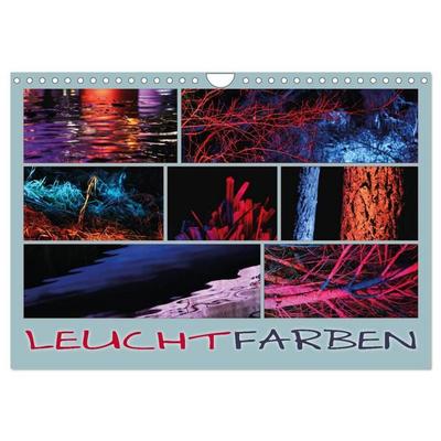 Leuchtfarben (Wandkalender 2027 DIN A4 quer), CALVENDO Monatskalender
