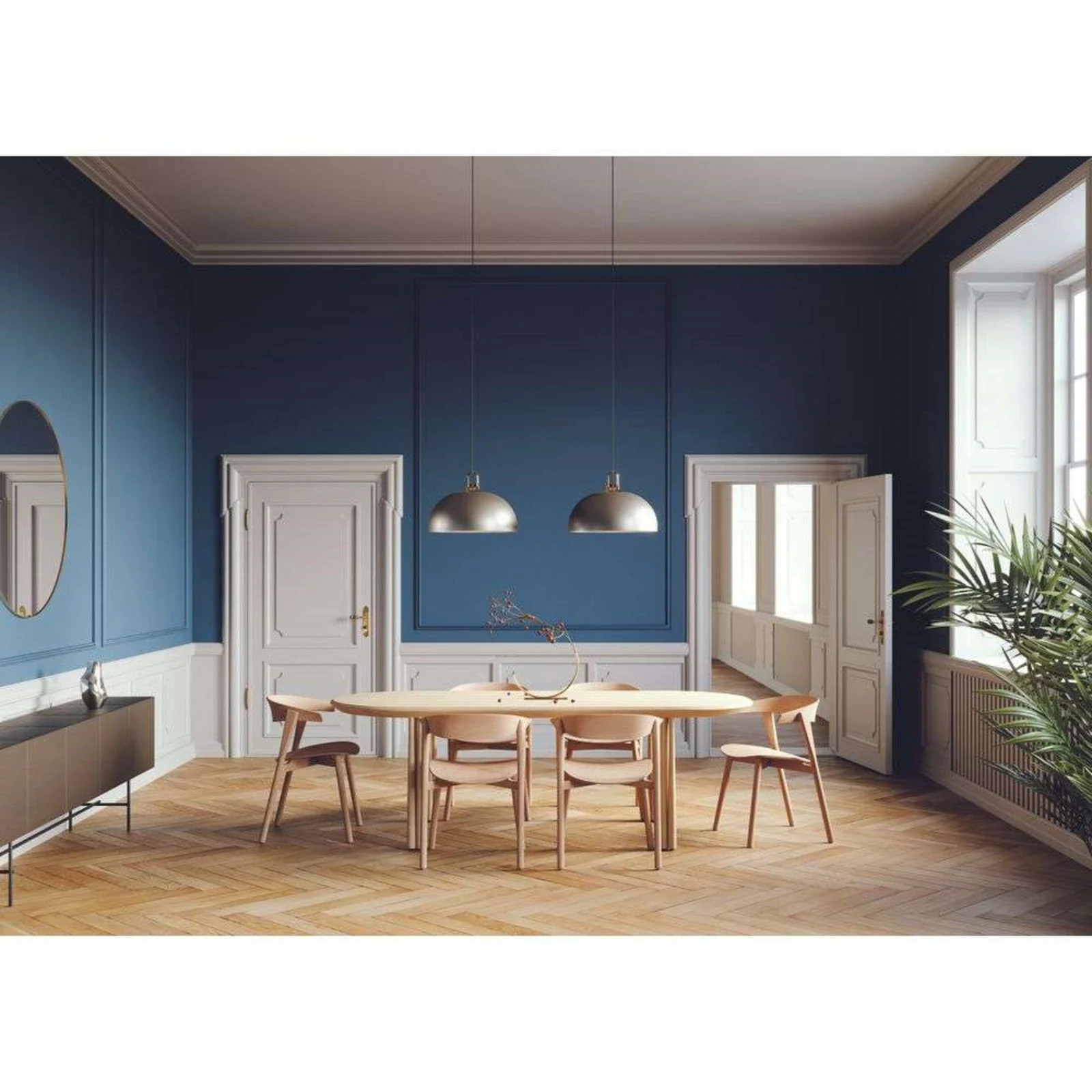 Lodes Jim Dome Hanglamp Honey/Matt Golden - Kunststof