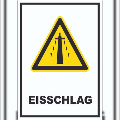 HB-Druck Eisschlag Aufkleber A0 (841x1189mm)