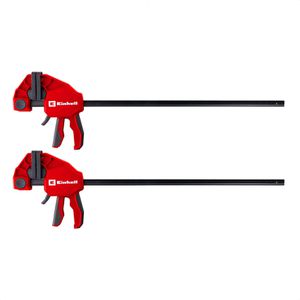 Einhell Einhandzwinge 930121, 90mm Ausladung, Spannweite 600mm, 2 Stück