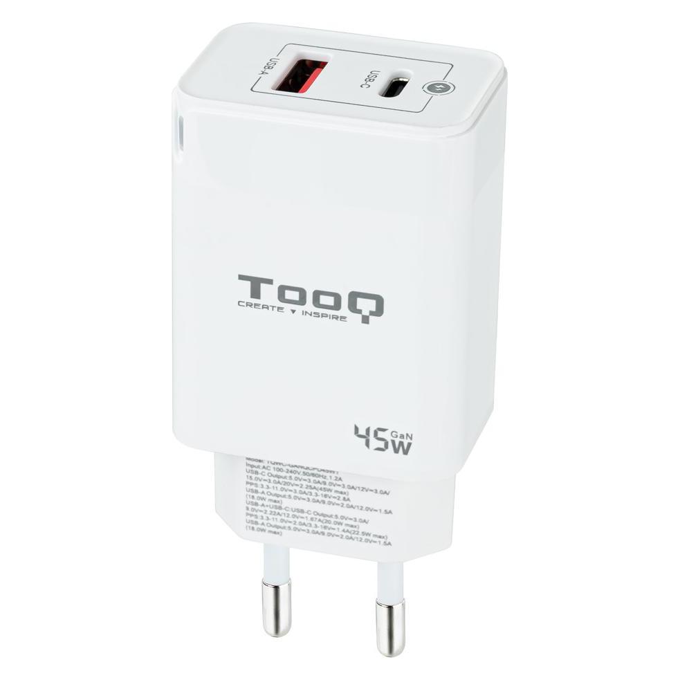 Tooq Technology TQWC-GANQCPD45WT (45 W, 1 Port) (TQWC-GANQCPD45WT)