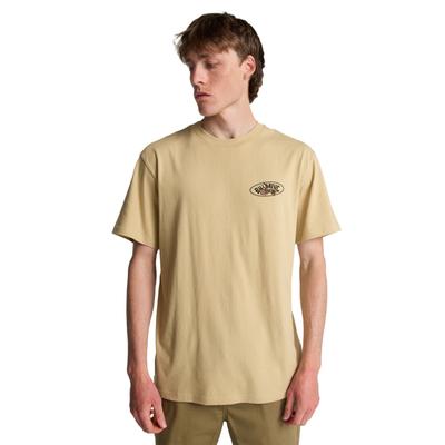 T-Shirt BILLABONG "Orbit Arch", Herren, Gr. XL, beige (caslte rock), Obermaterial: 100% Baumwolle., Shirts T-Shirt