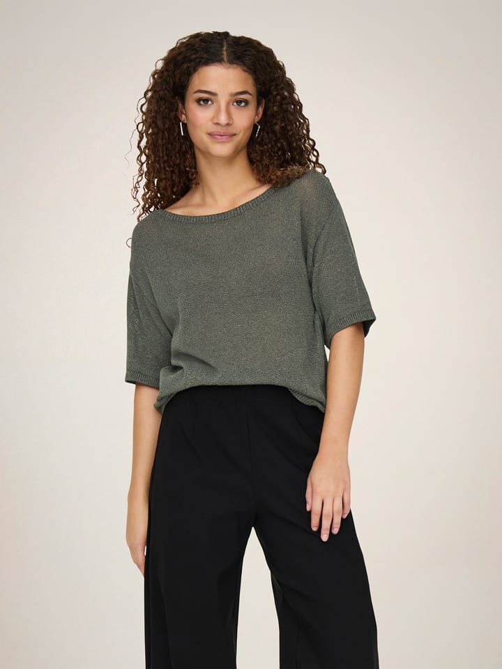JDY Pullover "Shine Life" in Khaki - XL