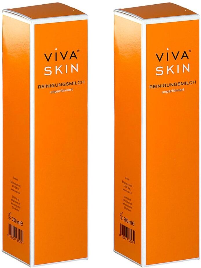 VIVA SKIN Reinigungsmilch unparfümiert 2x200ml