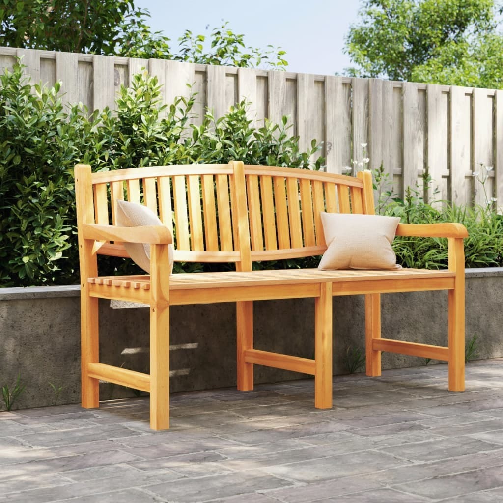 The Living Store Gartenbank 149,5x60x90 cm Massivholz Teak