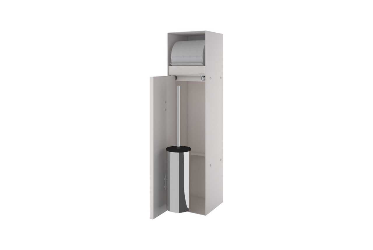 ESS Container T-ROLL Creme Einbau WC- Bürstenhalter & Papierhalter, befliesbar, TCL-9-C TCL-9-C