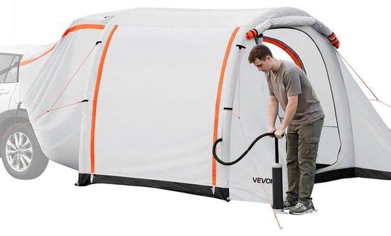 Aufblasbares Dachzelt - 2042+1020 x 2438 x 2020 mm - Wasserdicht (PU2000) - TPU-Luftschläuche - Für SUVs und kleine Transporter