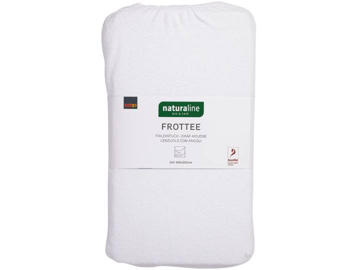 Naturaline Textil Bio Fixl. Frotte 160x200 weiss