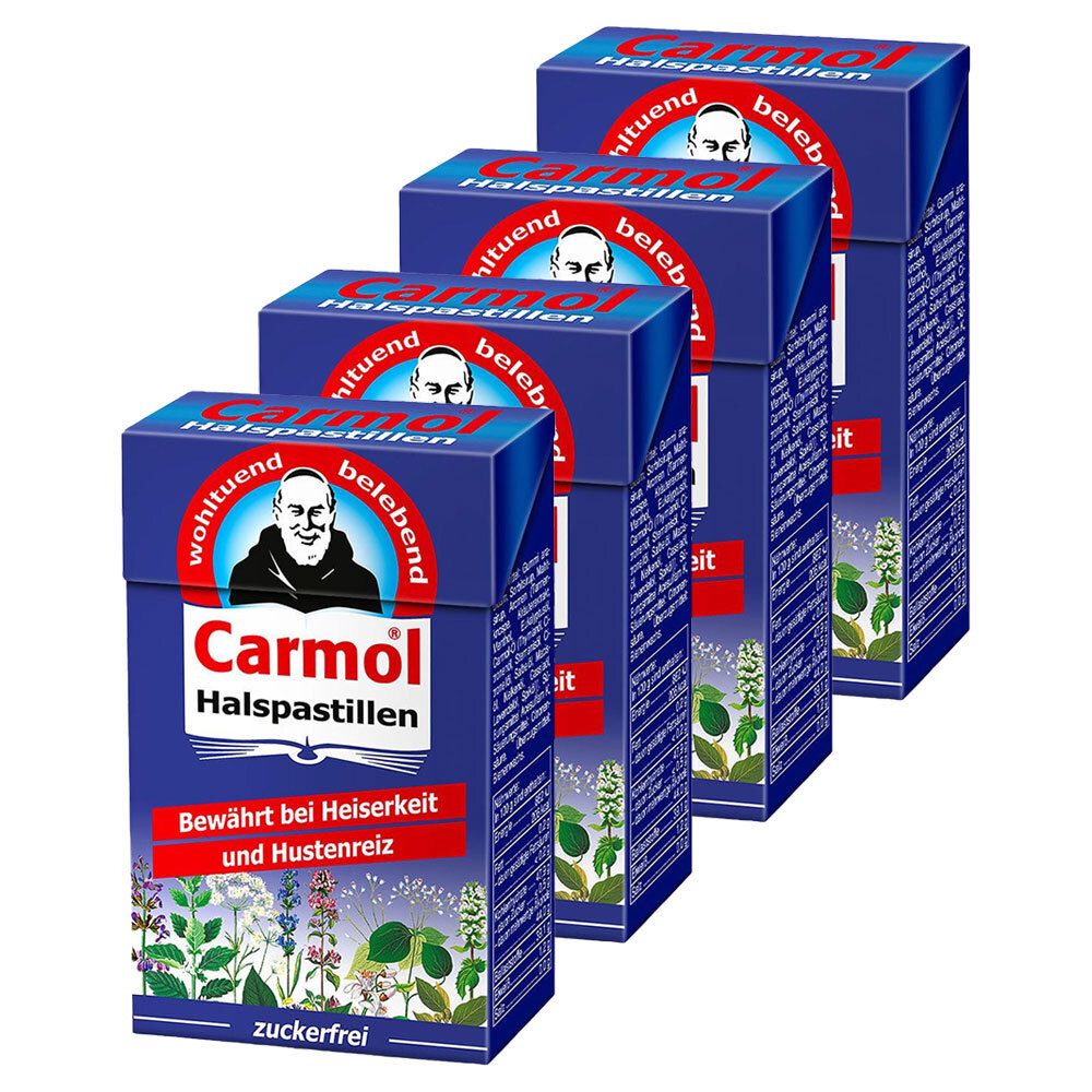 Carmol Halspastillen 4x 4x45 g Pastillen