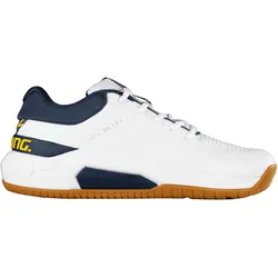 Salming, Unisex, Hallenschuhe, Recoil Ultra Schuh (42), Blau, Weiss