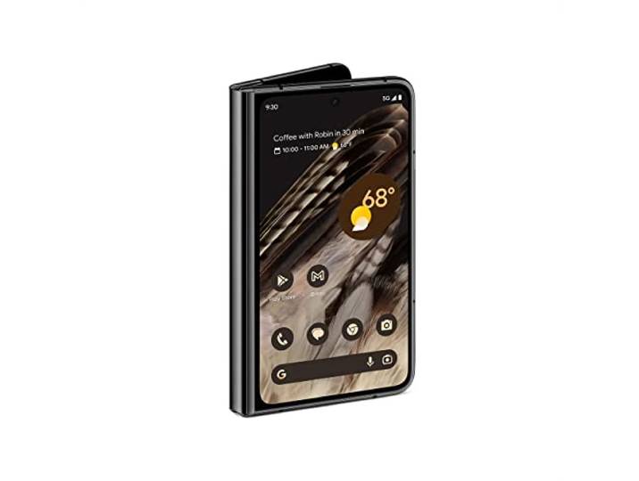 Google Pixel Fold 5G G9FPL Factory Unlocked - Dual SIM (Nano-SIM + eSIM) - Opvouwbaar display Android-smartphone (256 GB + 12 GB RAM, Obsidiaan)
