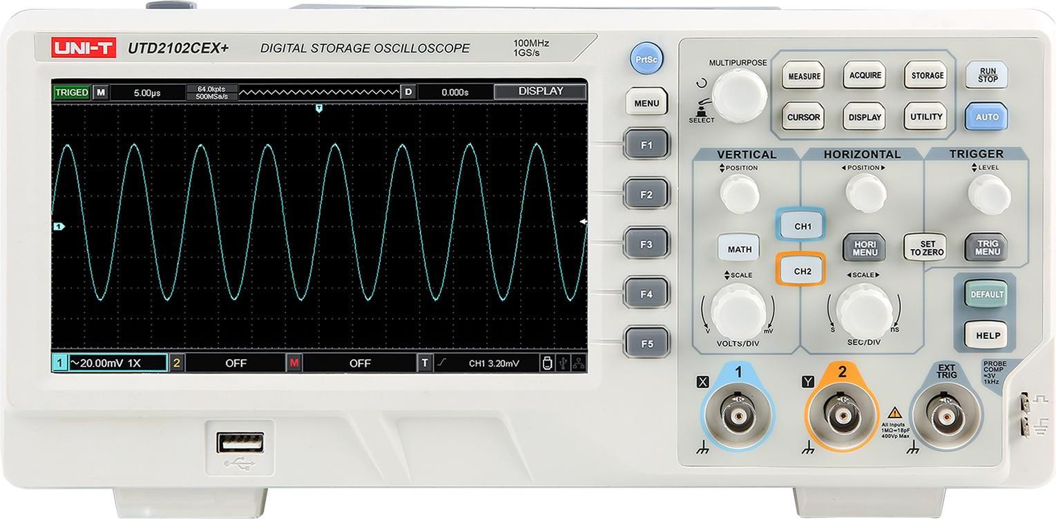 UNI-T UTD2102CEX+ Oscilloscoop