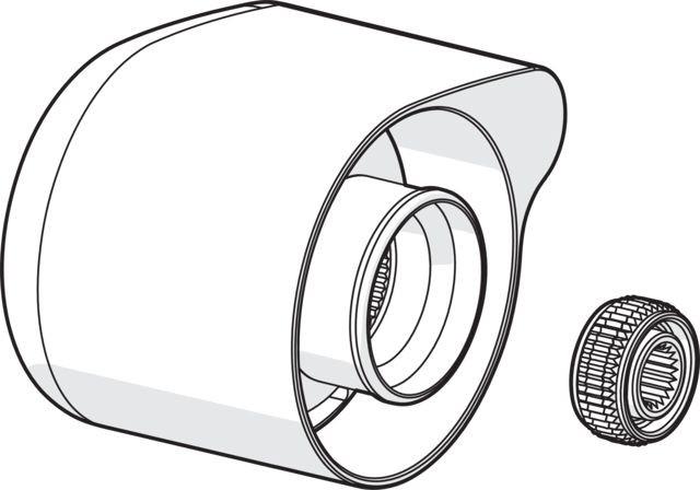 Hansa Absperrgriff HANSA 1006422V chr 1006422V