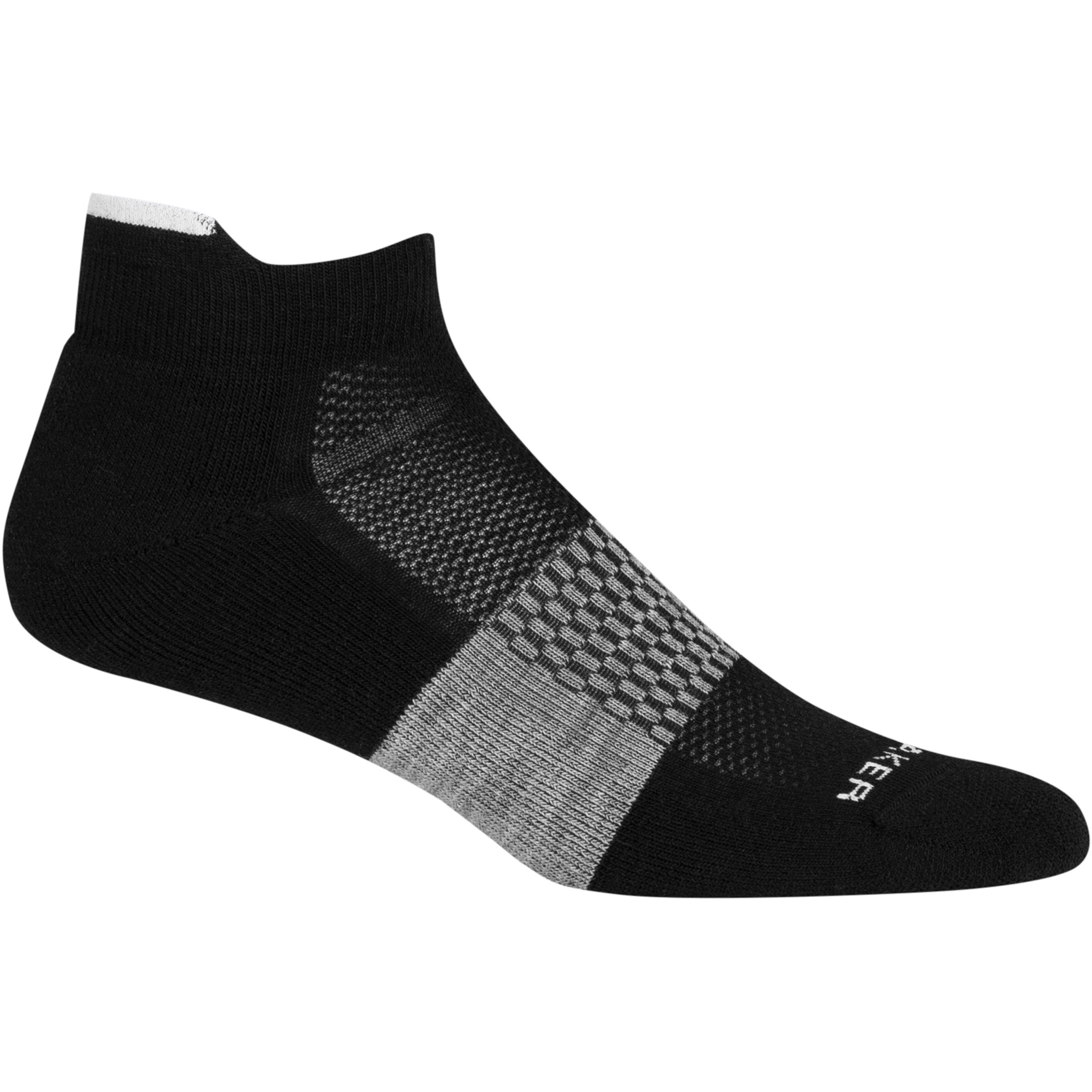 Icebreaker Multisport Light Micro Herren Fahrradsocken schwarz Größe 42 Rennrad | Laufen | Gravel Widerstandsfähig Merinowolle