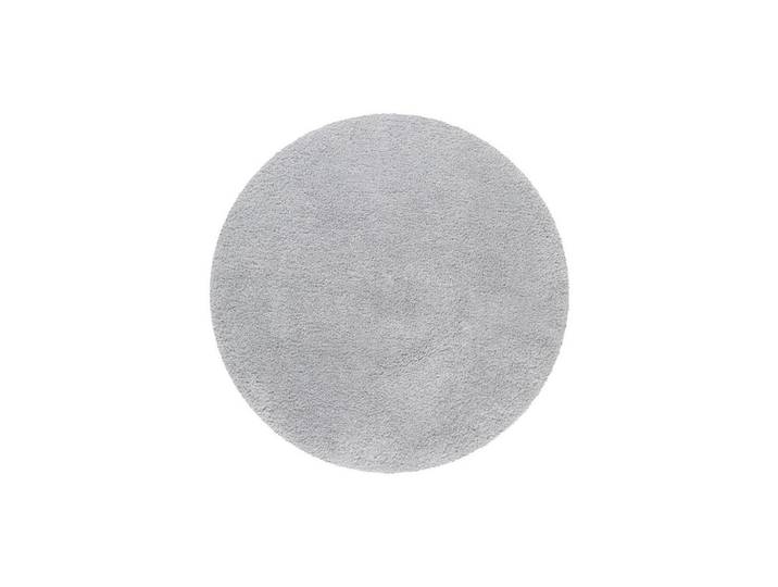 Wecon Home Badteppich Porto Azzurro, Grau, Uni, rund, Oeko-Tex® Standard 100, Heimtextilien, Badtextilien, Badematten