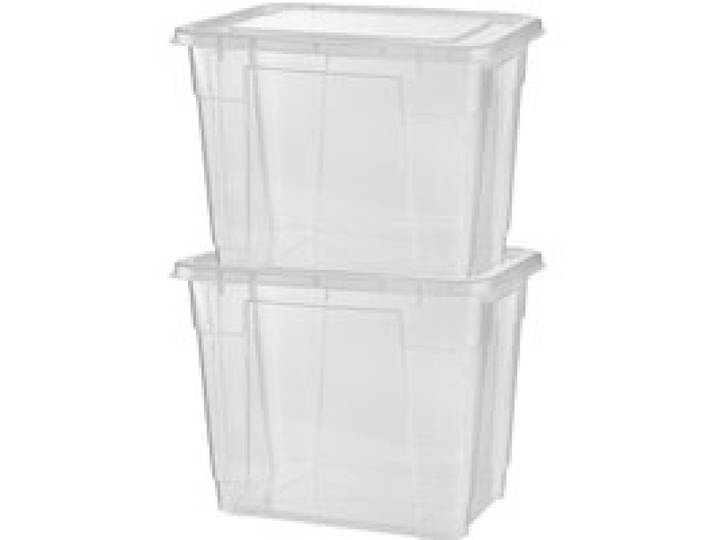 W5 Boîtes de rangement avec couvercle, 20 l