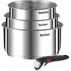 Tefal Zestaw garnków Ingenio Emotion L8964S55 4 ele, Pfannenset + Topfset, Silber