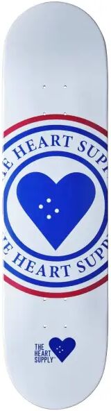 Tavola Skateboard Heart Supply Insignia (8.25" - Bianco) taglia 8.25"