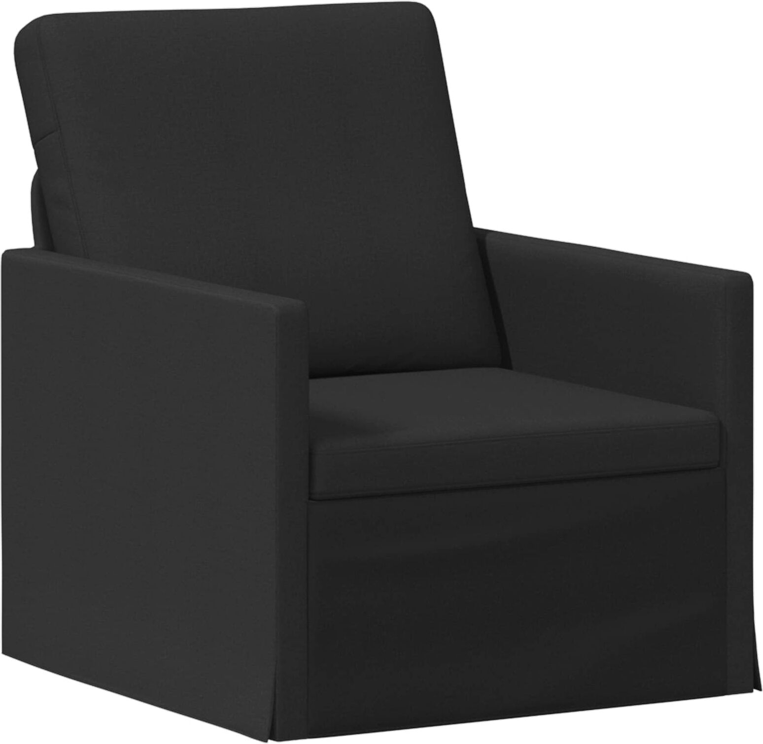 vidaXL Fauteuil Noir 70 x 81 x 82 cm Tissu