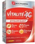 Forté Pharma Vitalité 4 g Dynamisant - Booster d'Énergie - 20 Ampoules - Boîte 20 ampoules de 10 ml