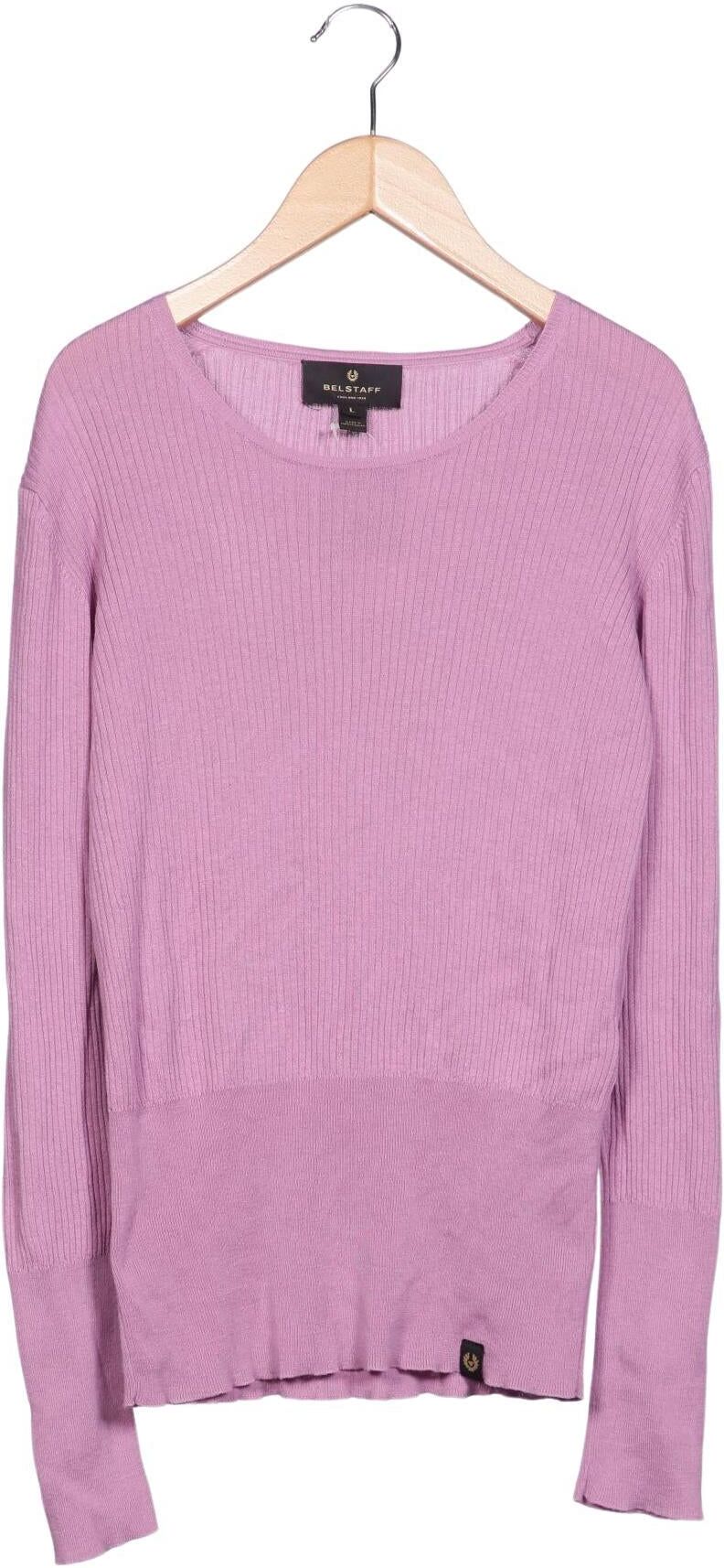Belstaff Damen Pullover, Flieder, Gr. L, Kaschmir / Baumwolle - Second Hand