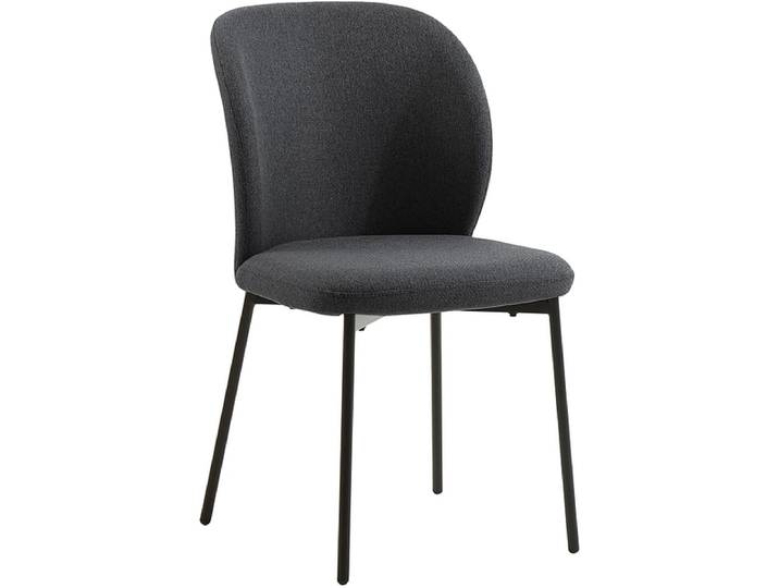 Stuhl MARIA Stoff grau