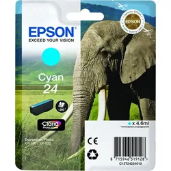 Epson 24 (C13T24224012) - Cyan - Druckerpatrone