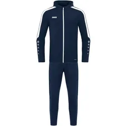 Jako Polyester Power Trainingsanzug mit Kapuze Damen - marine - X