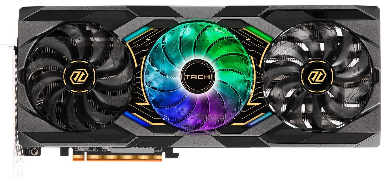 ASRock Radeon RX 9070XT Taichi GDDR6 Videokaart met 16GB geheugen en 3 ventilatoren