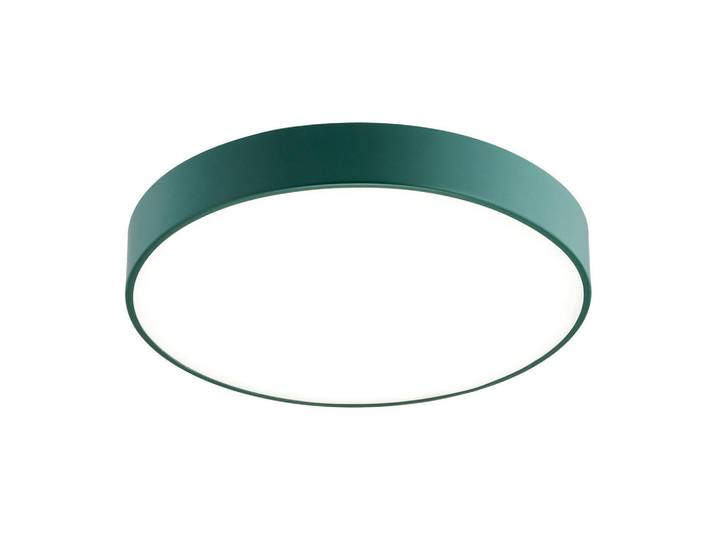 Led-Deckenleuchte Tiamo, Transparent, Metall, Kunststoff, Kreise, rund, 34x34 cm, Made in Europe, CE, Lampen & Leuchten, LED Beleuchtung, LED-Deckenleuchten