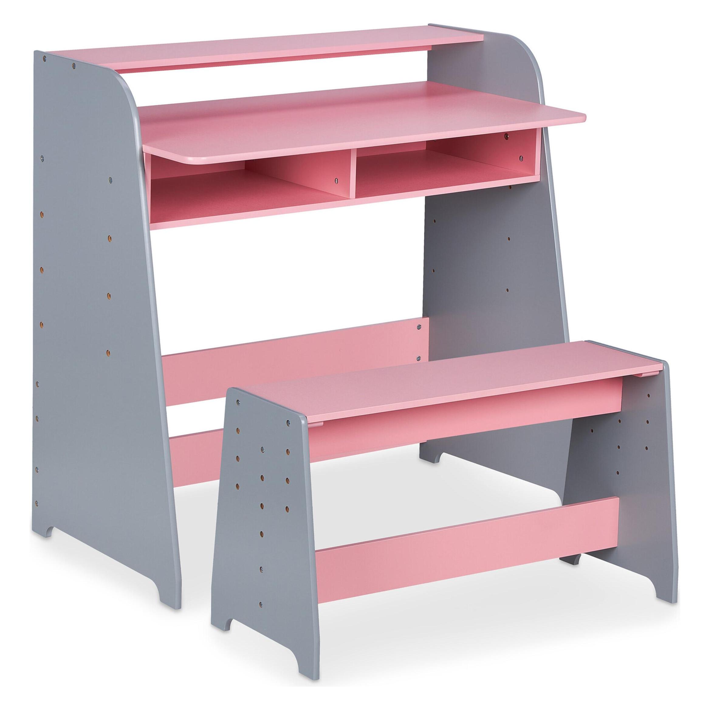 Relaxdays 2-tlg. Kindertisch (Kinderbank, Kindertisch) (4052025377588)