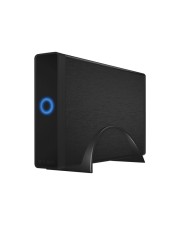 ICY BOX IB-377U3 Speichergehäuse mit EasySwap Mechanism Ein/Aus-Schalter 3.5" 8,9 cm SATA 6Gb/s 600 MBps USB 3.0 Schwarz (IB-377U3)