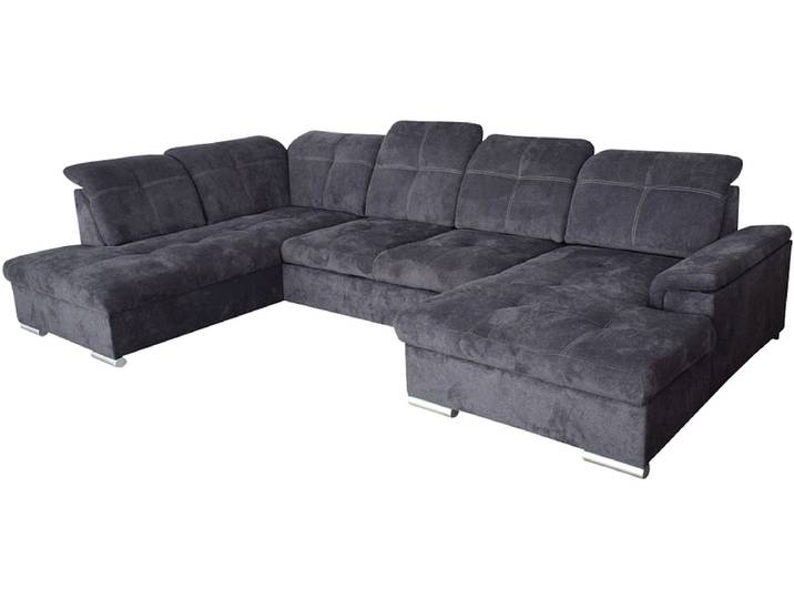 Ecksofa BRUNO Stoff anthrazit