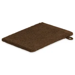 EXKLUSIV HEIMTEXTIL Waschhandschuh 15 x 21 cm 500g/m2  Schokobraun Hohe Qualität Neu/OVP