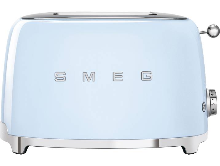 SMEG Toaster TSF01PBEU , blau, B:32,5cm H:19,8cm T:19,5cm, Toaster, Toaster